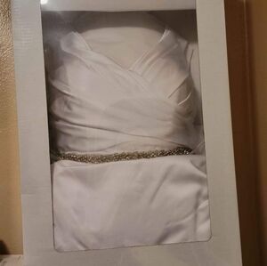 Size 22 wedding dress, white